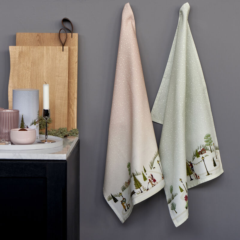 Vinter Kjøkkenhåndkle