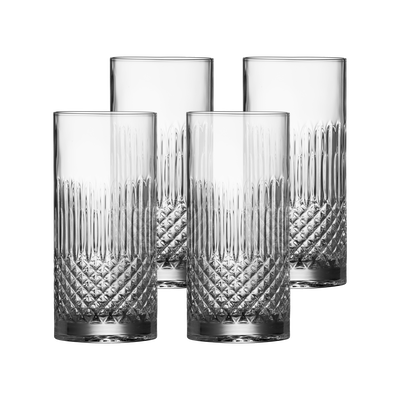 Diamante &Oslash;lglas/longdrinkglas 4 stk.