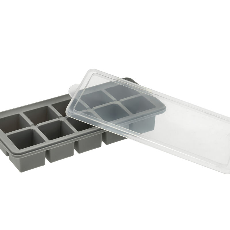 Eisw&uuml;rfelschale m. Deckel