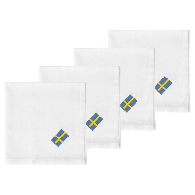 Festlig Tygservetter 4 st