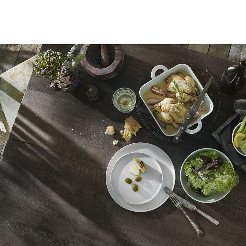 Toulouse Tallerken flad lige kant