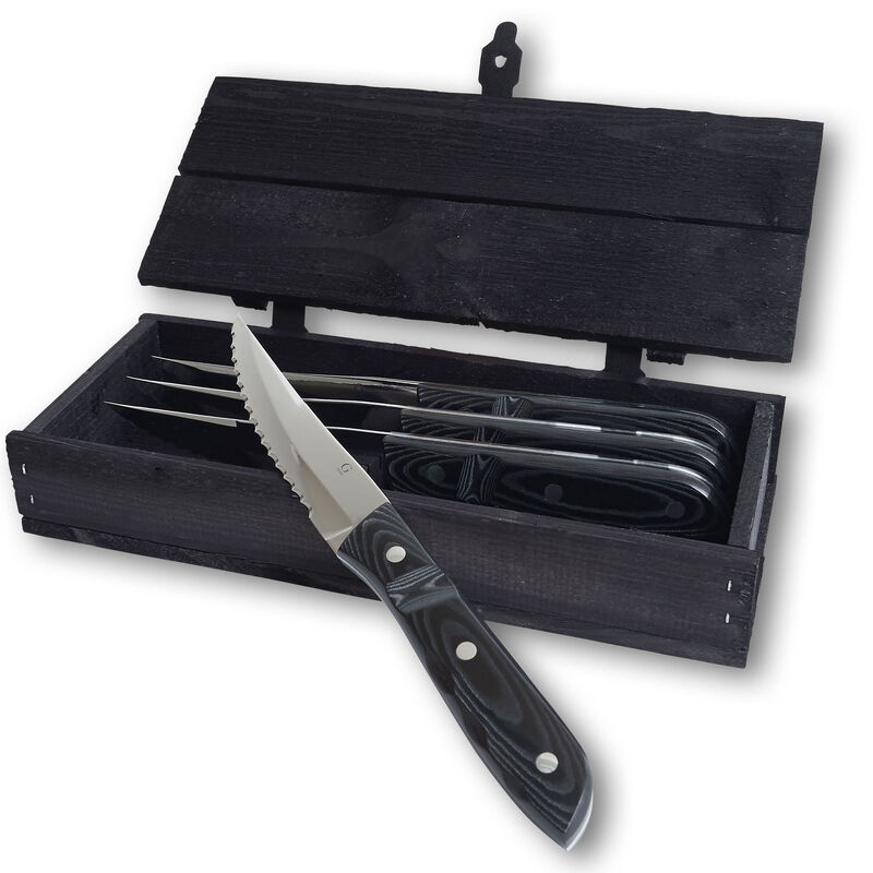 Old Farmer Micarta Couteau &agrave; steak XL 4 pces