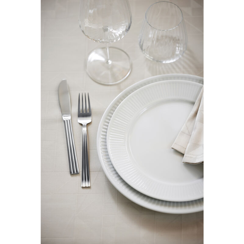 Plissé Tallerken flat