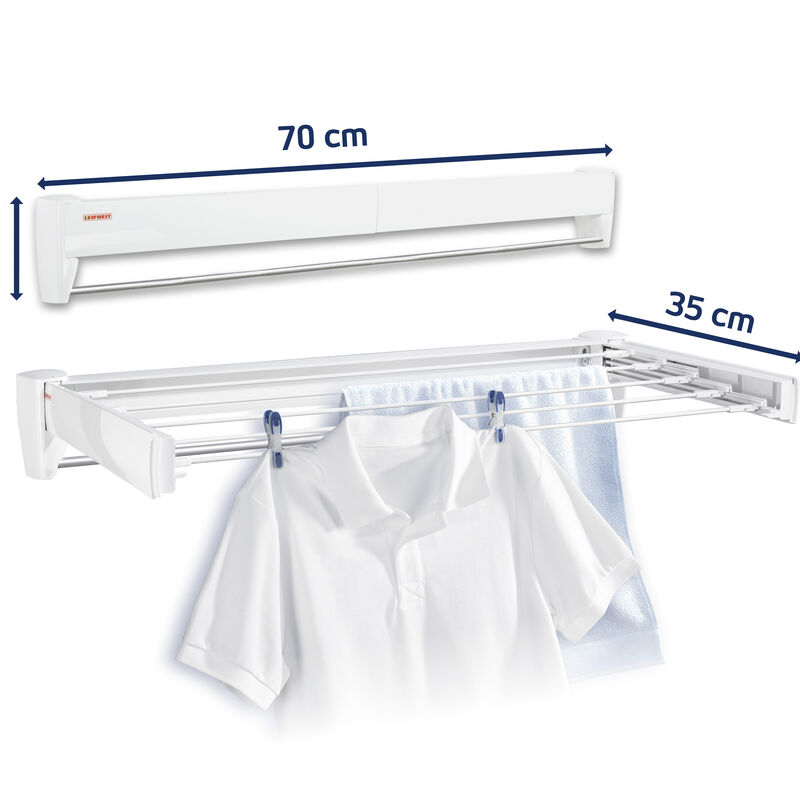 Telegant 36 Protect Plus V&auml;ggmonterat torkstativ