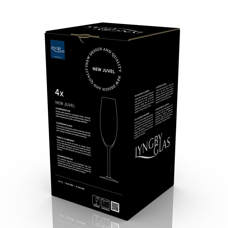 NEW Juvel Champagneglas 4 stk.