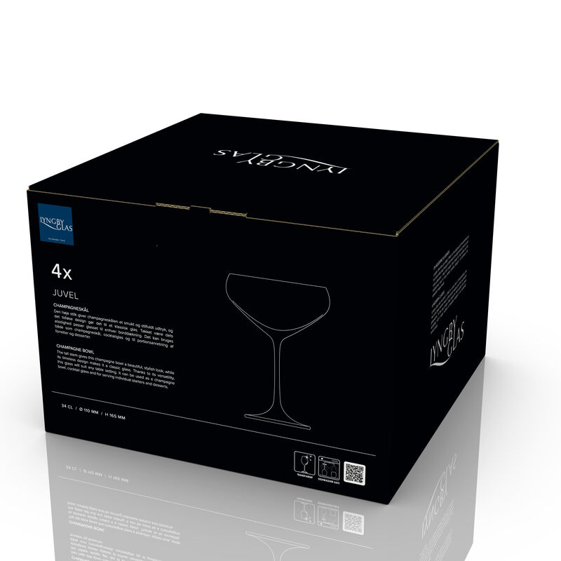 Juvel Champagner-Schale 4 Stck.