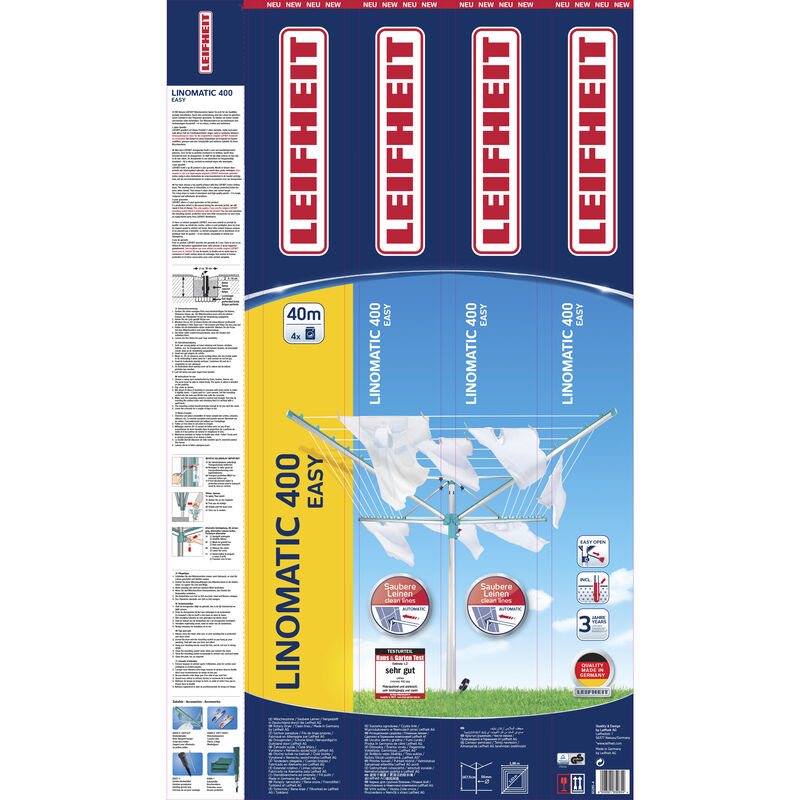 Linomatic 400 Easy Paraplytørrestativ