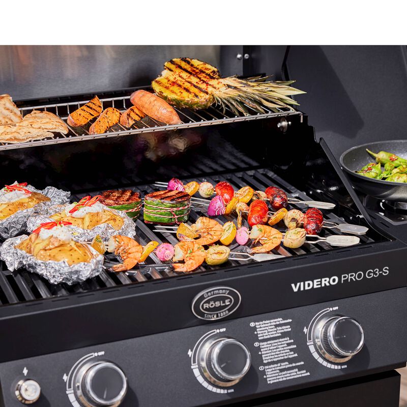 Videro PRO G3-S Vario+ Gassgrill 17000 watt