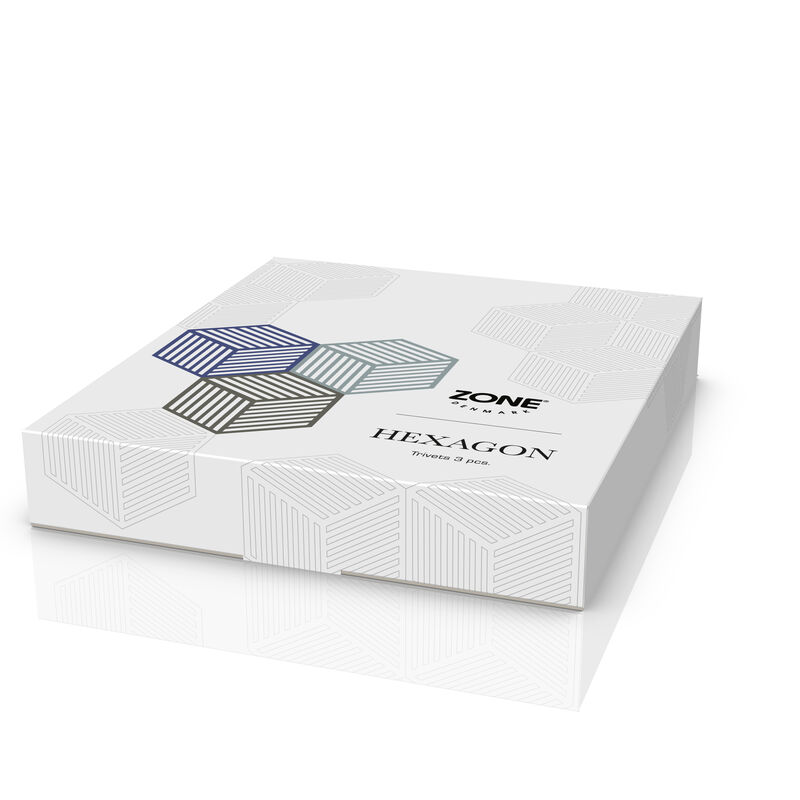 Hexagon Dessous-de-plat 3 pces Hexagon Dessous-de-plat 3 pces