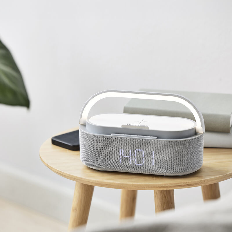 Väckarklocka med ljus