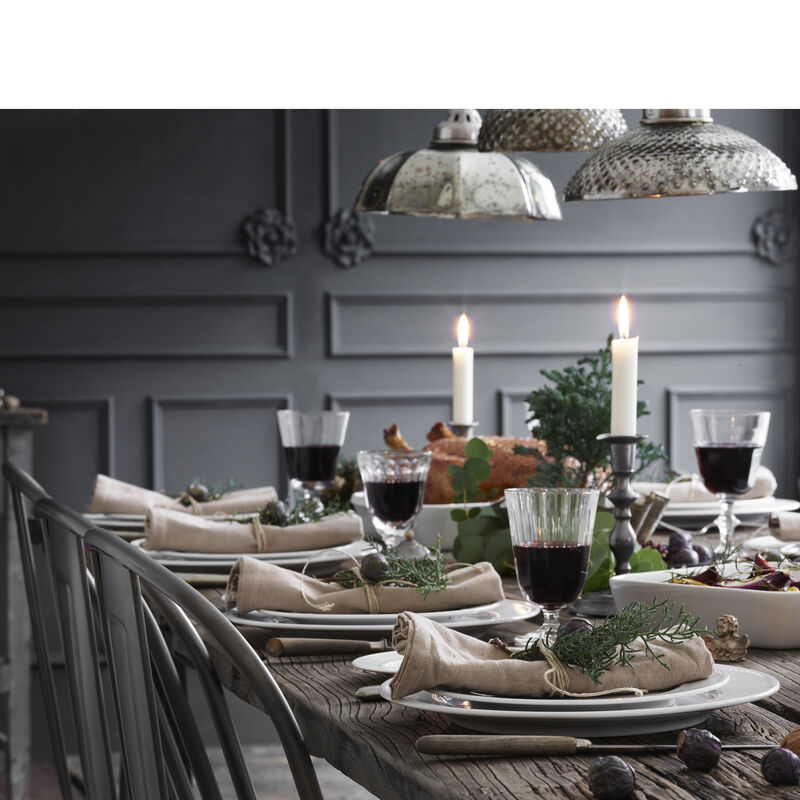 Pliss&eacute; Tallerken flad