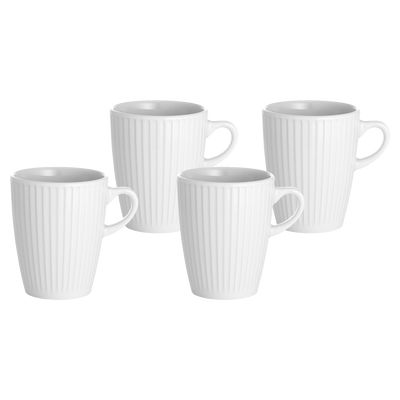 Plissé Mugg 4 st