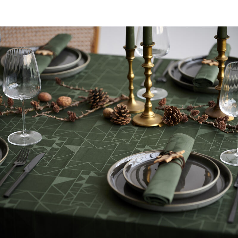 Star Damask Christmas tablecloth Star Damask Christmas tablecloth