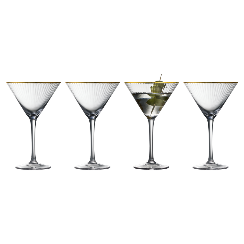 Palermo Gold Martini glass 4 pcs Palermo Gold Martini glass 4 pcs