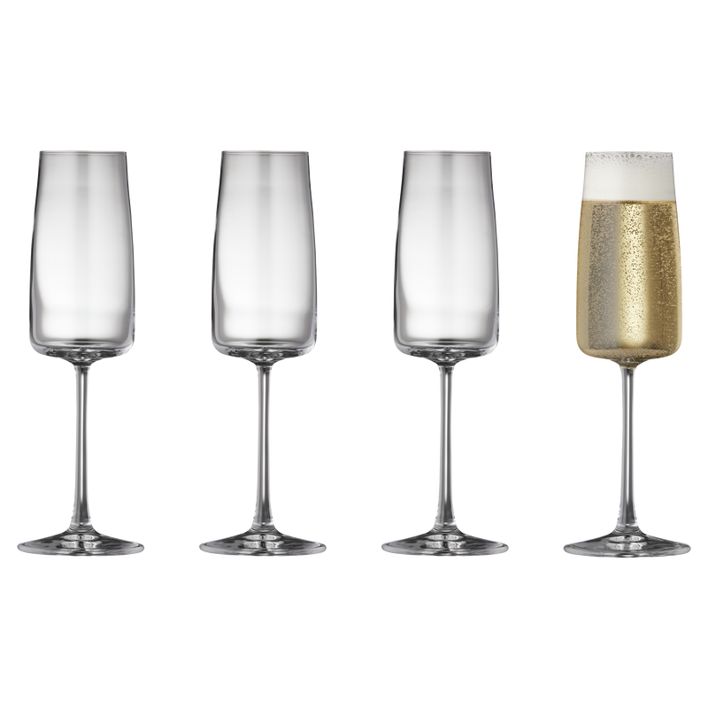 Zero Champagneglas 4 stk.