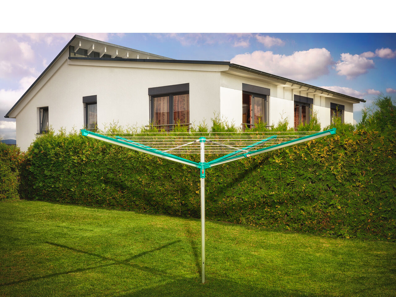 Leifheit linomatic 500 deluxe outdoor rotary clothes airer outlet
