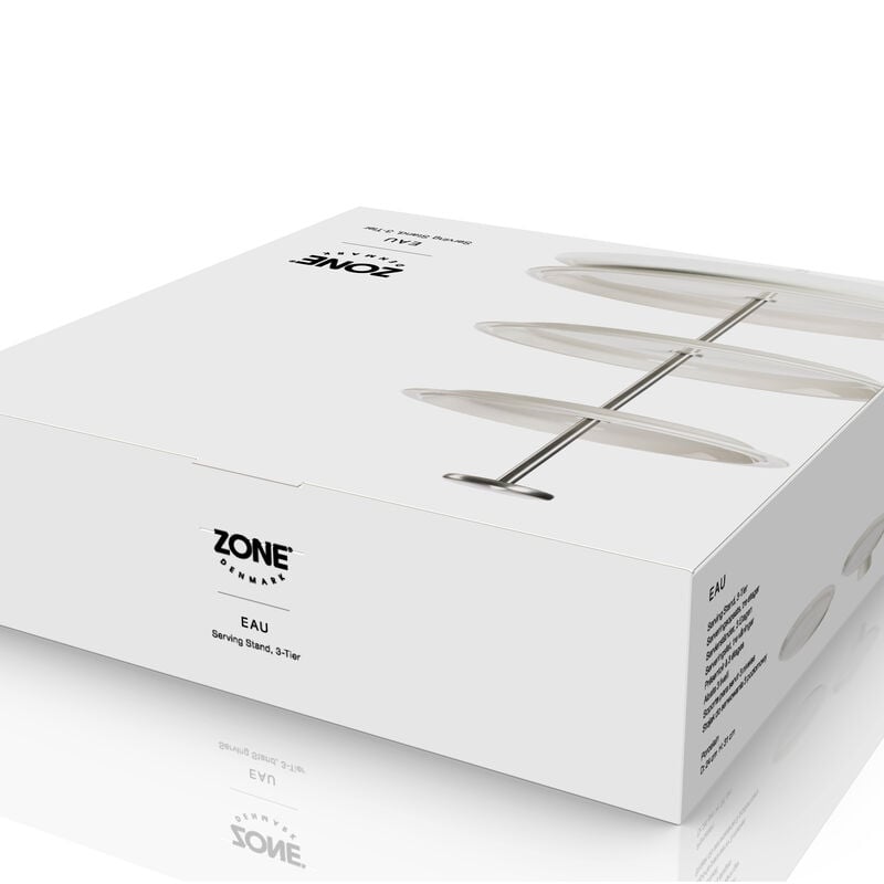 Eau Serving stand, 3-tier