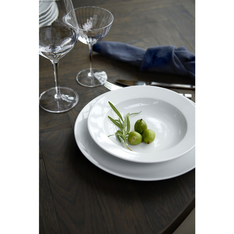 Eventail Tallerken, dyp med fane