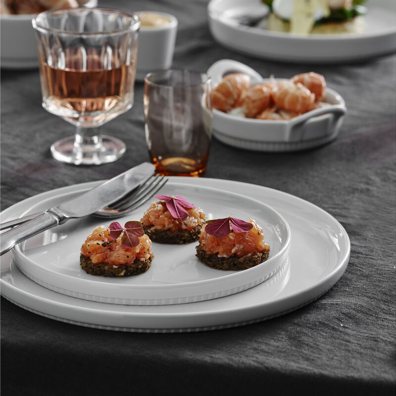 Toulouse Tallerken flad lige kant