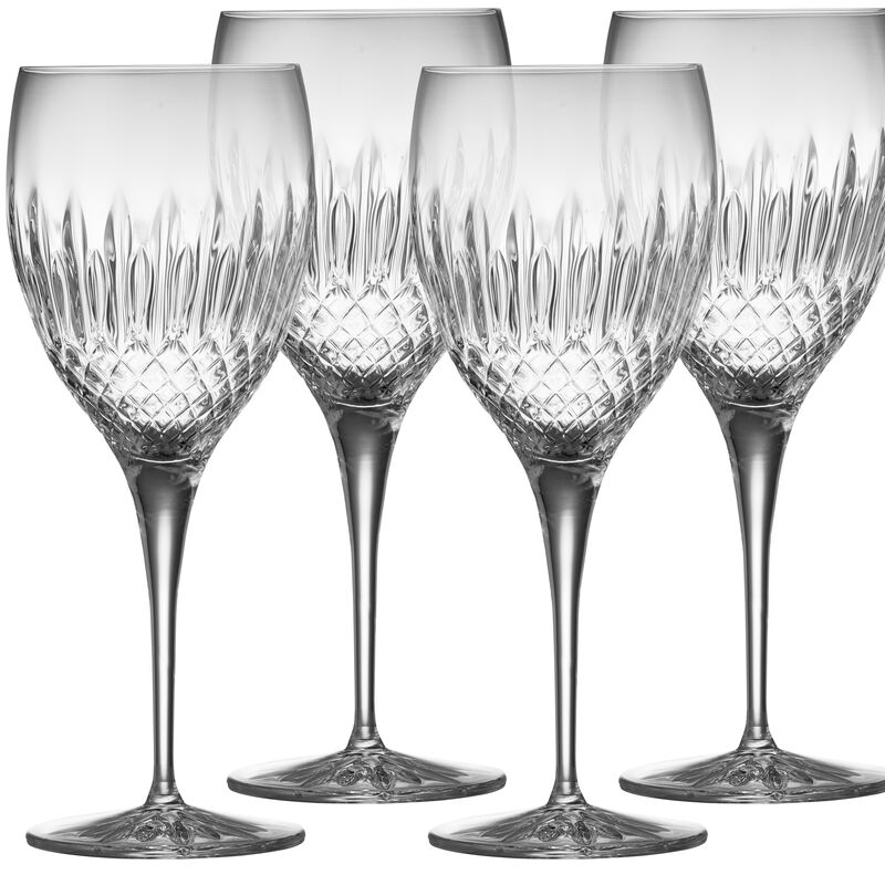 Diamante R&ouml;dvinsglas 4 st