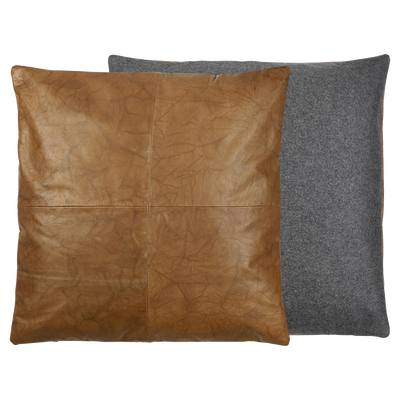 Lodge leather Coussin