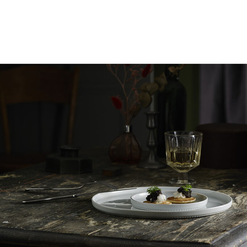 Toulouse Tallerken flat rett kant