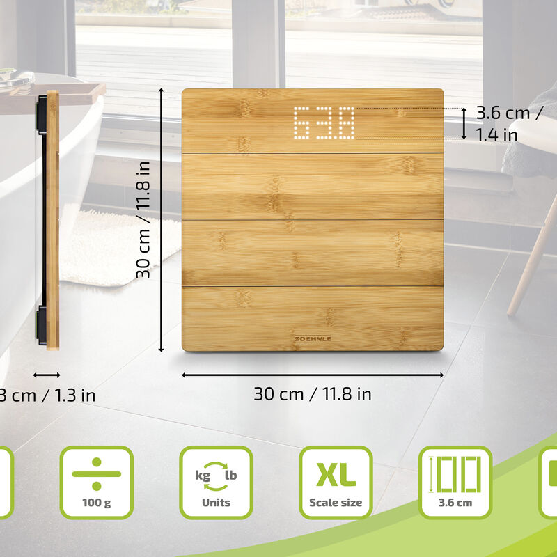 Bamboo Magic Personvekt