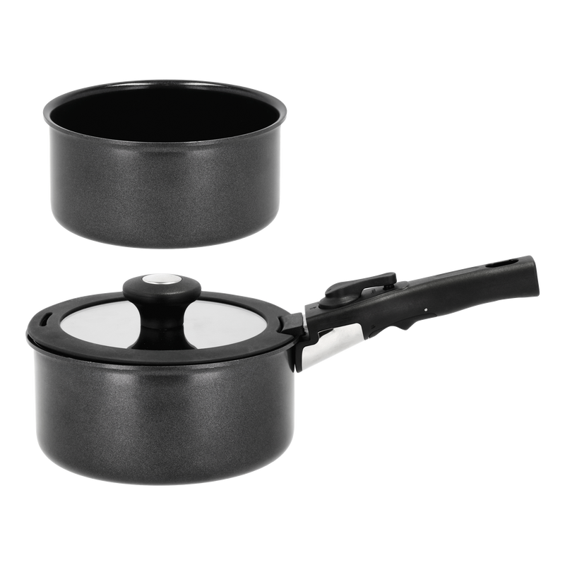 Grytesett m. avtakbart håndtak Grytesett m. avtakbart håndtak