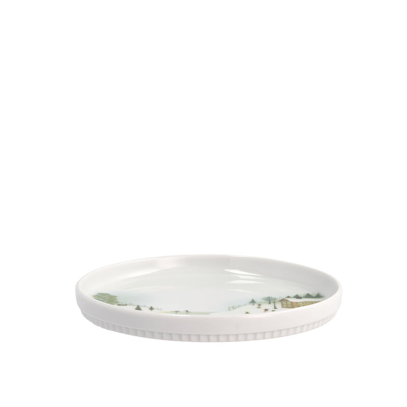 Vinter Toulouse Tallerken flad lige kant