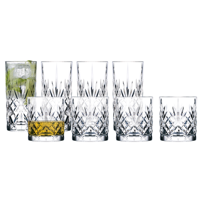 Melodia Whisky glass/Highball 8 parts