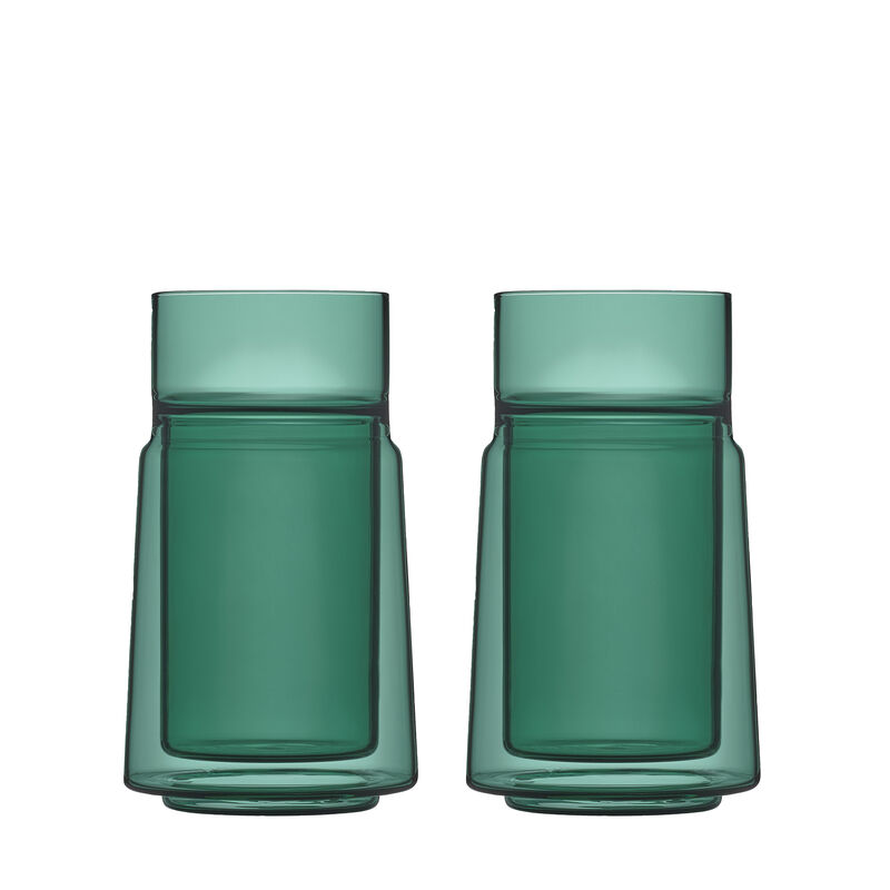 Large Dobbeltvægget glas 2 stk.