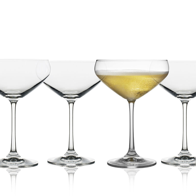 Juvel Champagnesk&aring;l 4 stk.