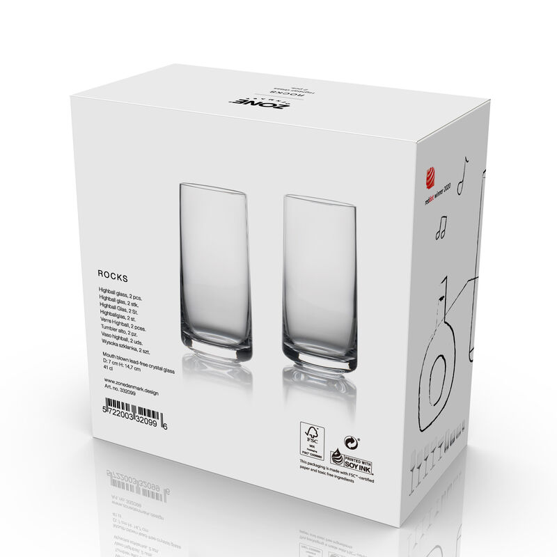 Rocks Verre highball 2 pces