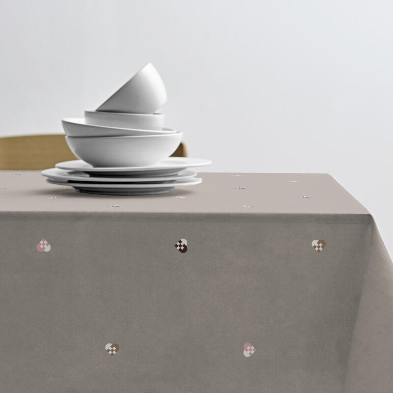 Christmas Hearts Embroidery Nappe de Noël Christmas Hearts Embroidery Nappe de Noël