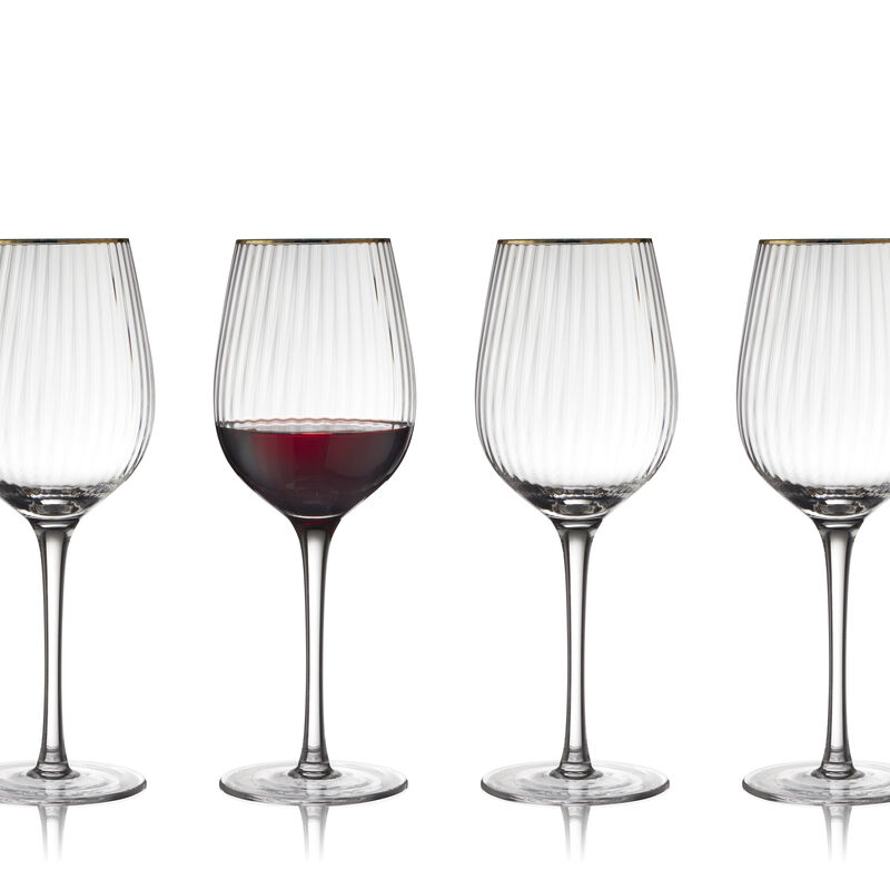 Palermo Gold Rotweinglas 4 Stck.