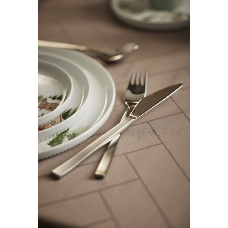 Vinter Toulouse Tallerken flad lige kant