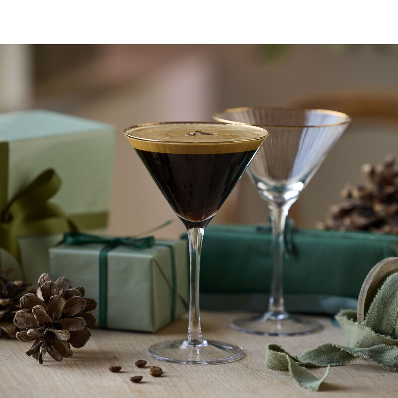 Palermo Gold Martini glass 4 pcs Palermo Gold Martini glass 4 pcs