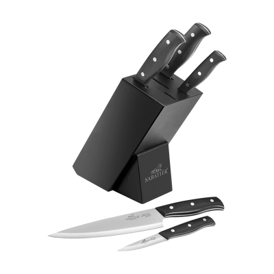 Mon Bloc knivblock och knivar , 6 delar Mon Bloc knivblock och knivar , 6 delar