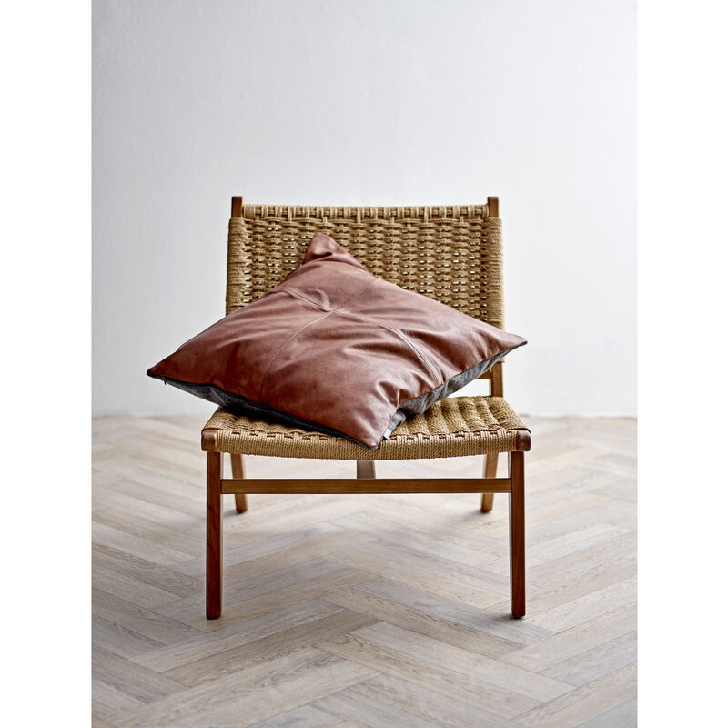 Lodge leather Coussin