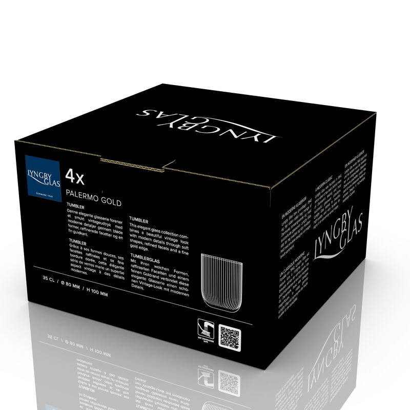 Palermo Gold Tumbler 4 st Palermo Gold Tumbler 4 st
