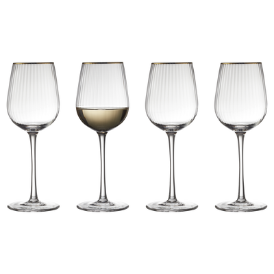 Palermo Gold Hvidvinsglas 4 stk.