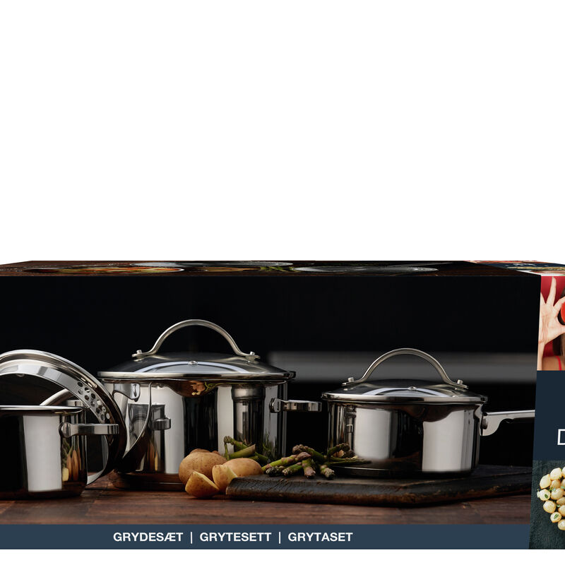 Endurance Cookware set w lid 6 parts