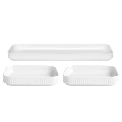 Pliss&eacute; Fatsett rektangul&aelig;rt 3 deler