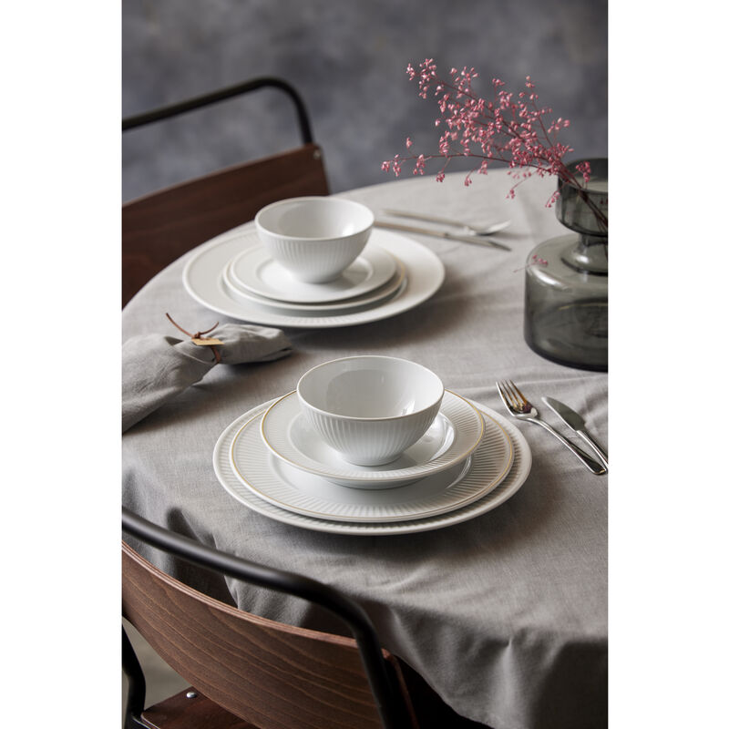 Plissé Gold Tallerken flad Plissé Gold Tallerken flad