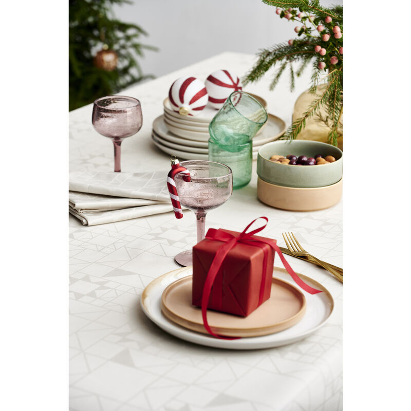 Star Damask Christmas tablecloth