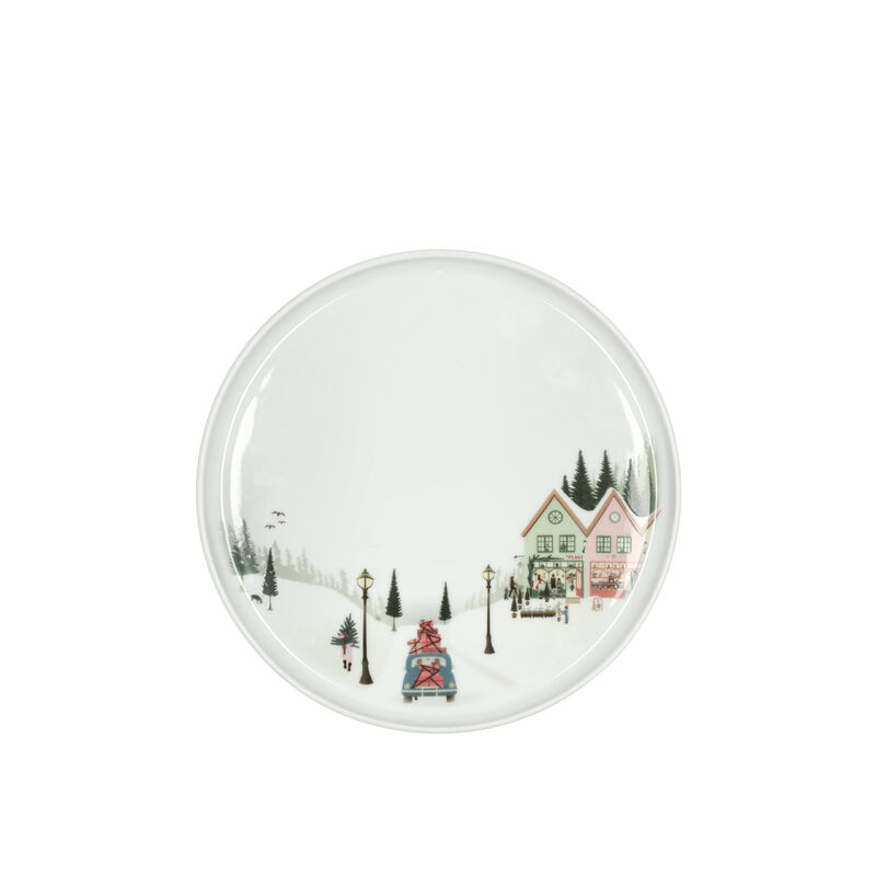 Vinter Toulouse Tallrik flat rak kant