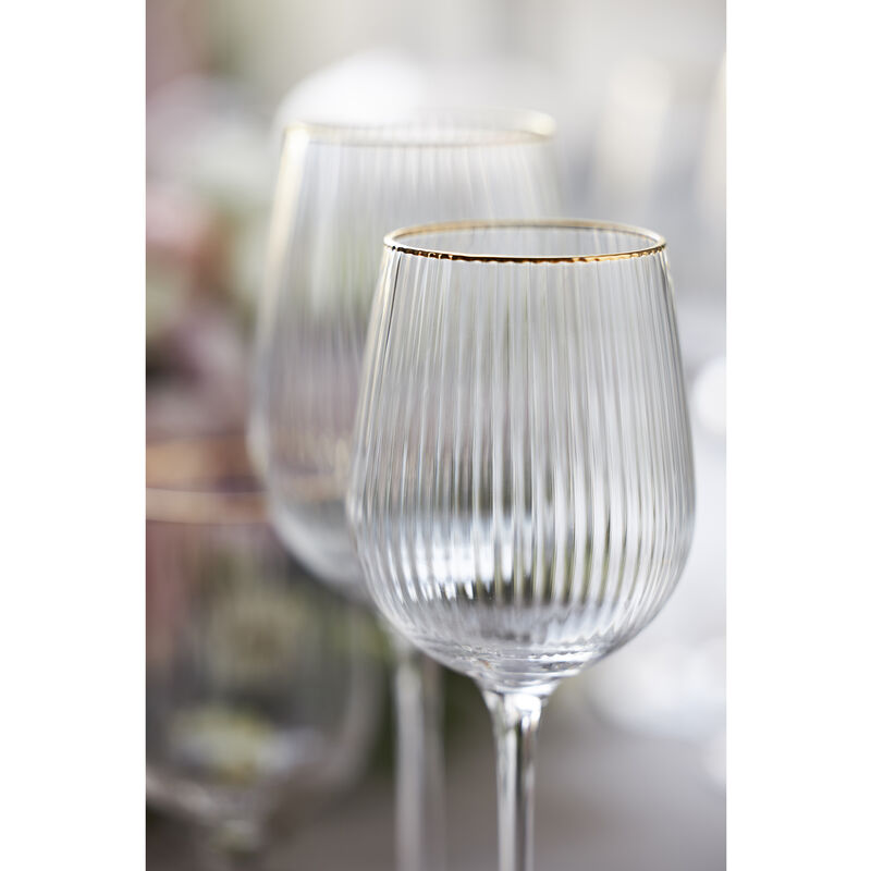 Palermo Gold Weissweinglas 4 Stck.