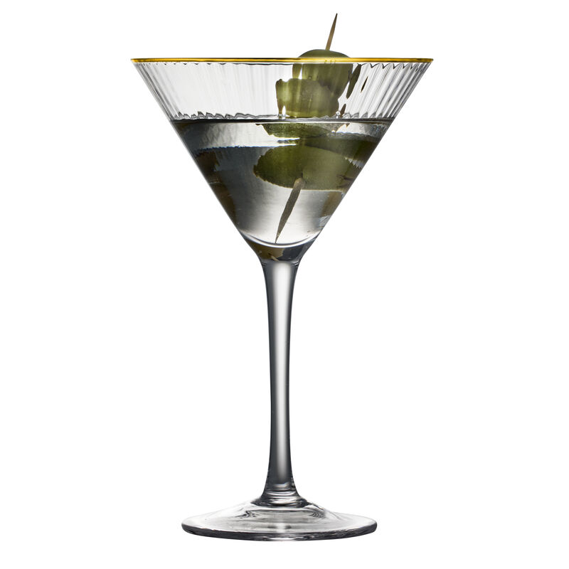 Palermo Gold Martini glass 4 pcs Palermo Gold Martini glass 4 pcs