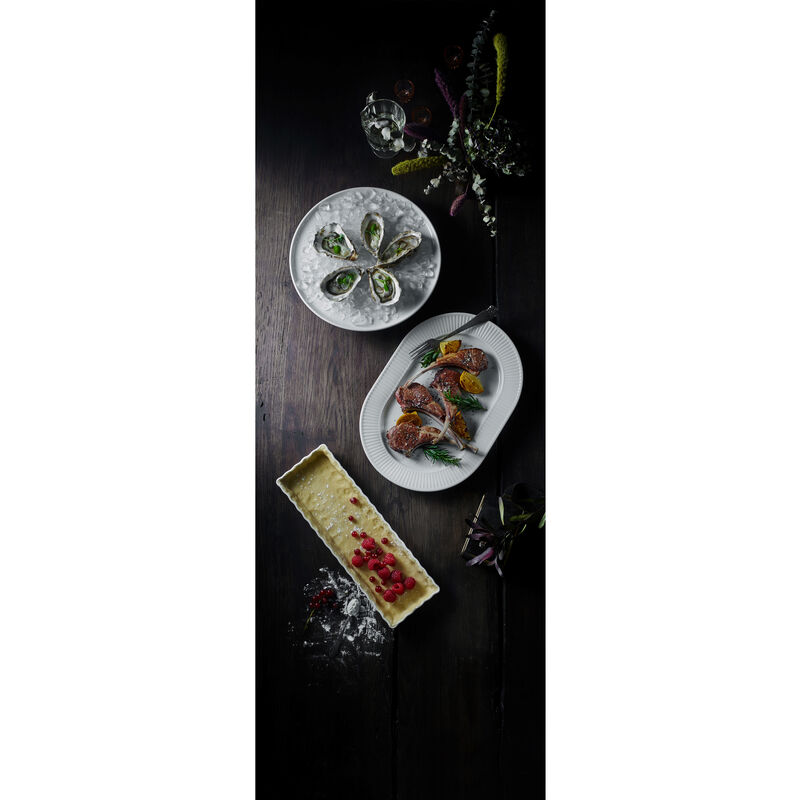 Plissé Serveringsfat ovalt Plissé Serveringsfat ovalt