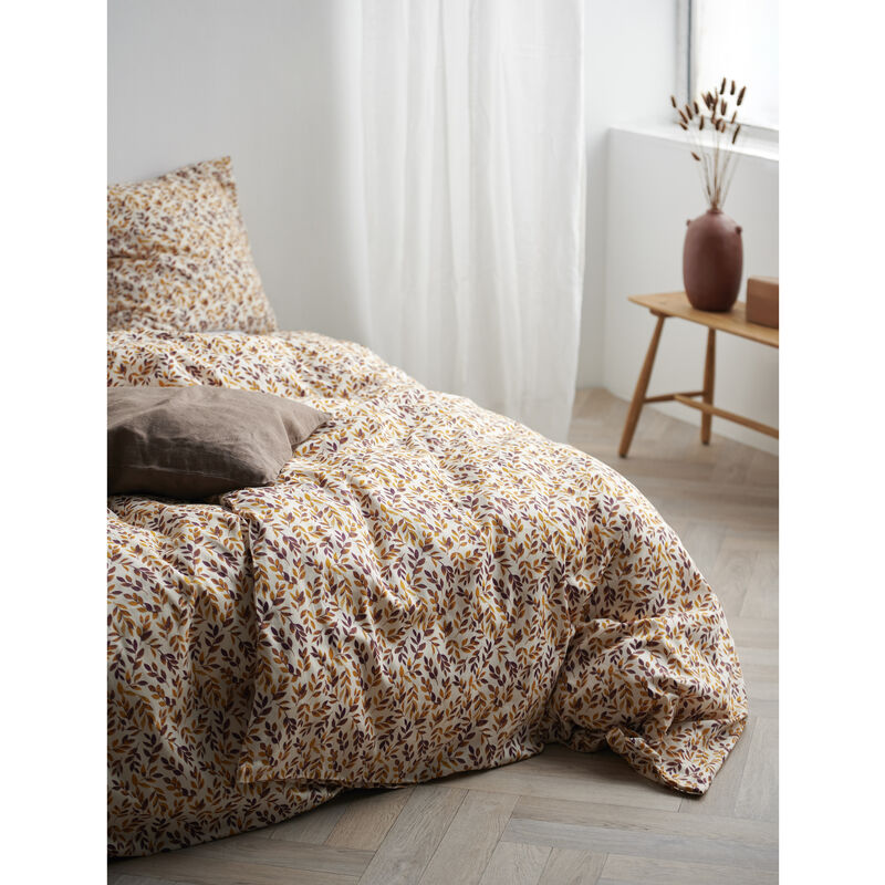 Painterly Leaf Drap de lit DE